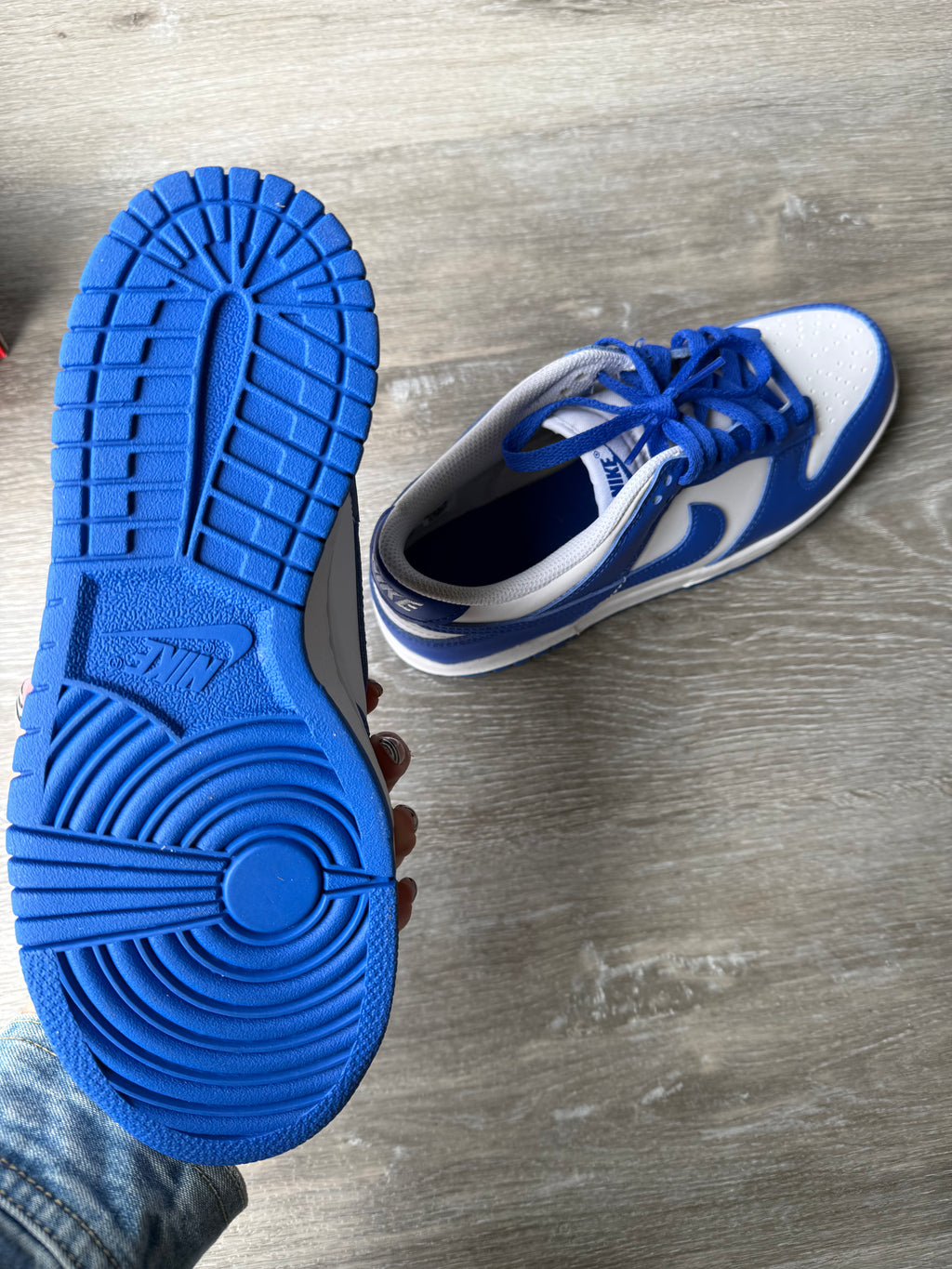 Nike Dunk Low Retro "Kentucky" sneakers size 7