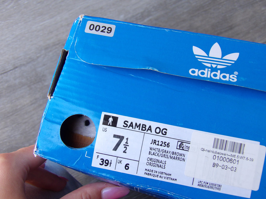 Adidas Samba OG Sneakers (Cowprint) Size 7.5