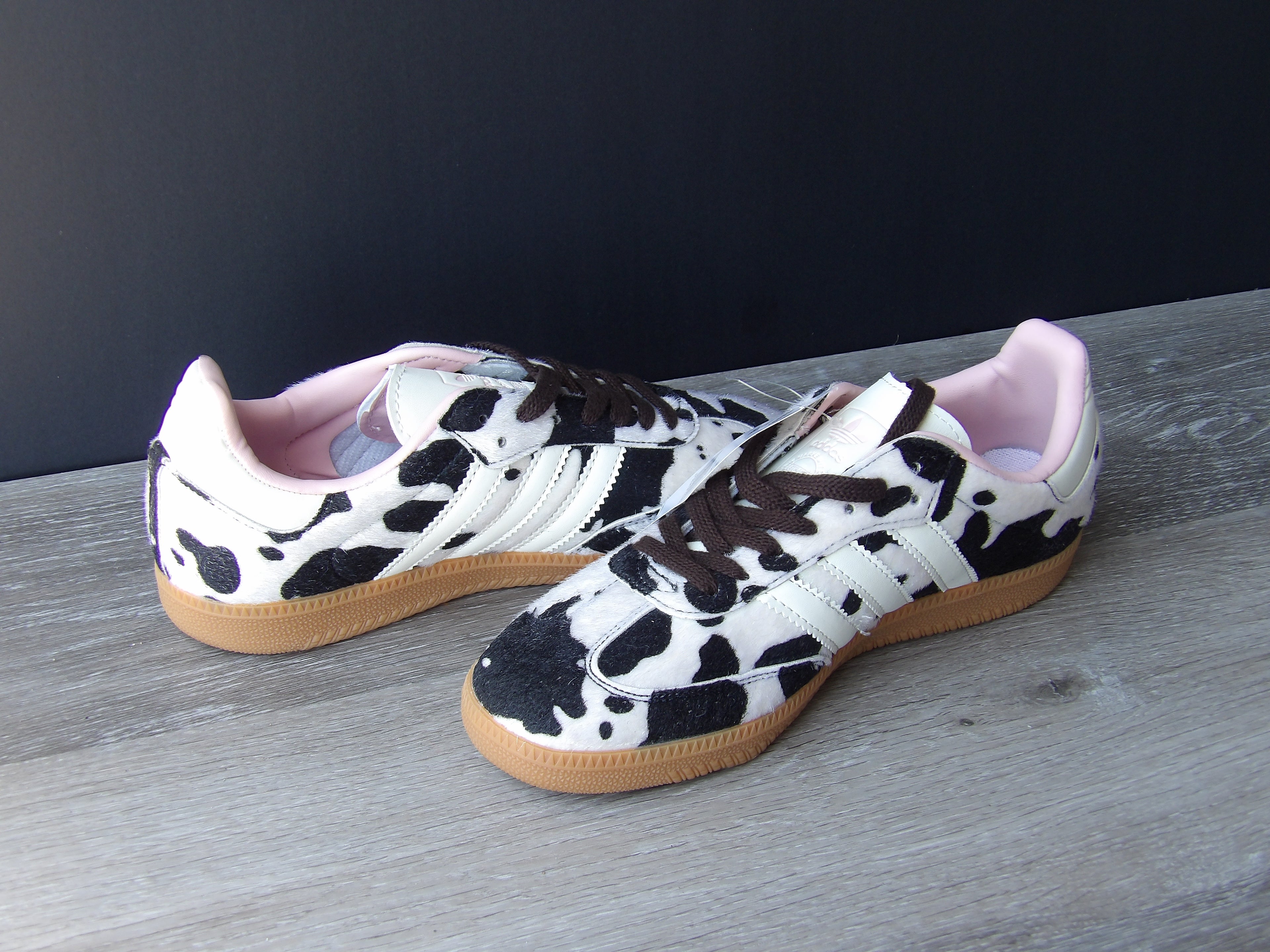 Adidas Samba OG Sneakers (Cowprint) Size 7.5