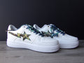 Bape Sta Low White ABC Camo Green size 9.5