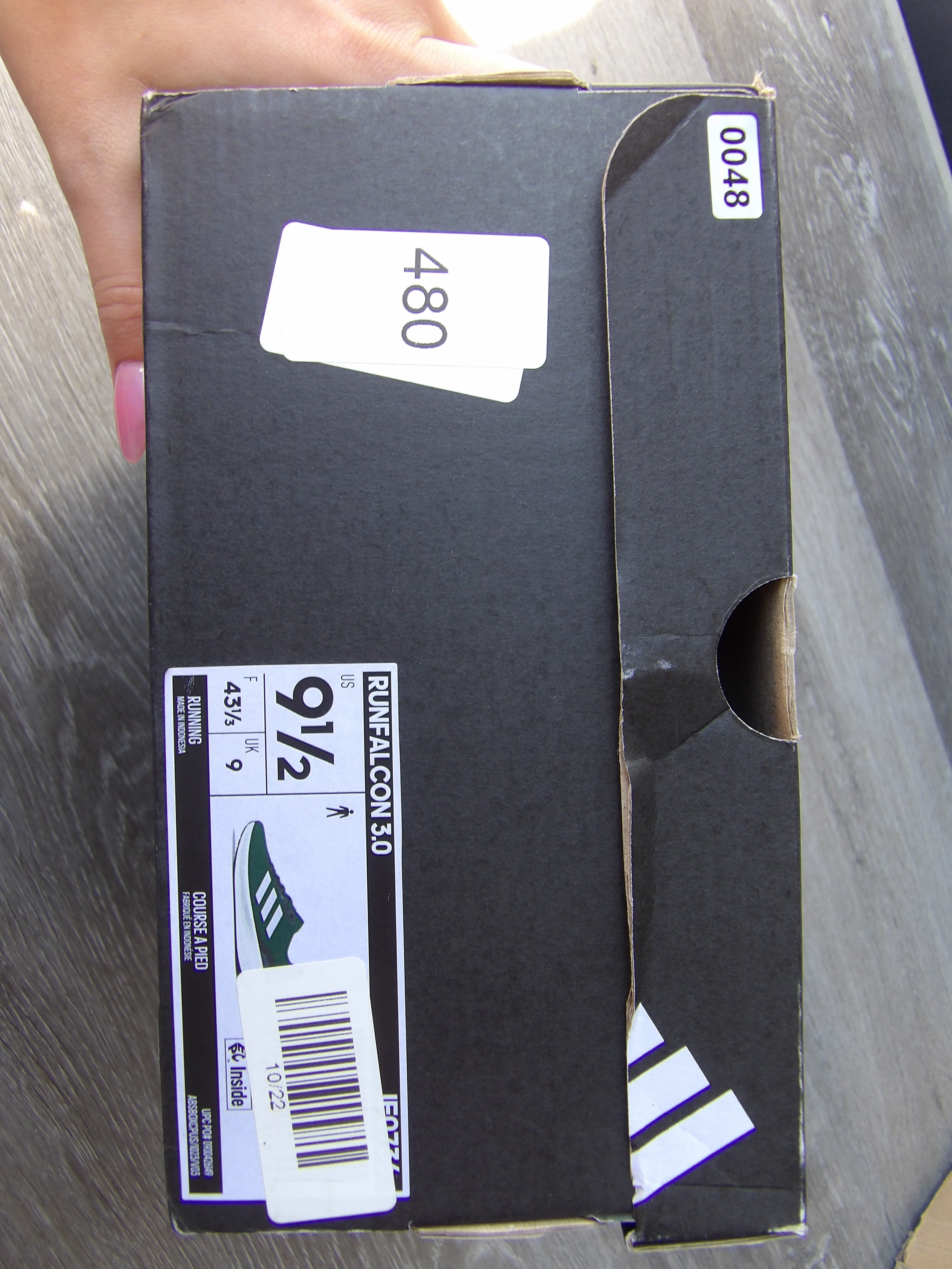 Adidas Run Falcon 3.0 size 9.5