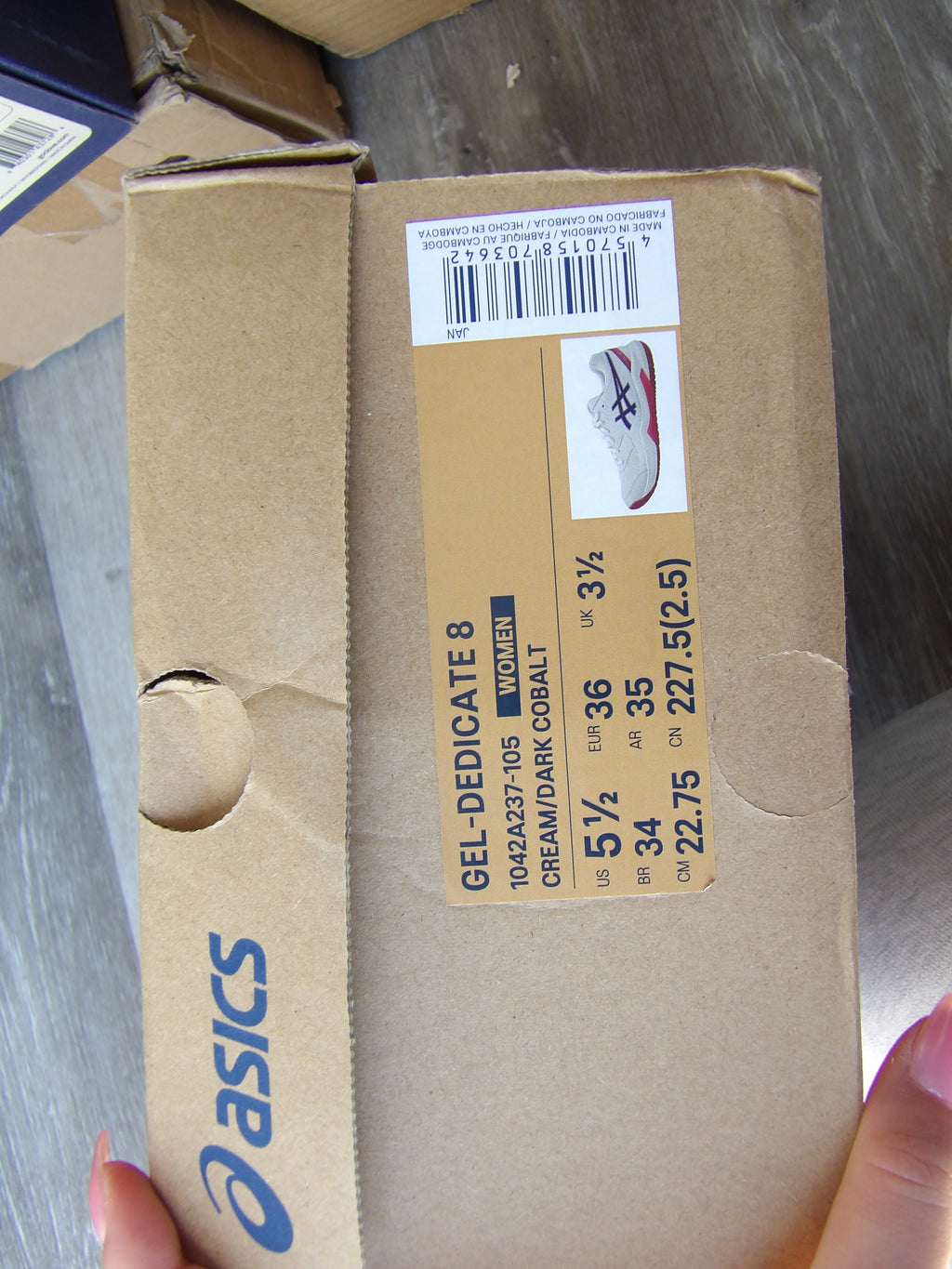 Asics Women's Gel-Delicate 8 Tennis Shoes size 5.5