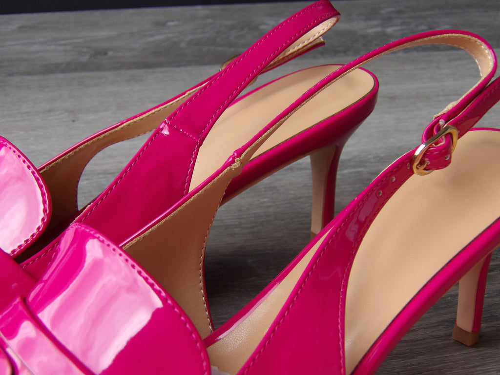 Automated Women's Kitten Heel Pumps Slingback size 10.5