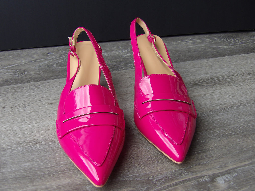 Automated Women's Kitten Heel Pumps Slingback size 10.5