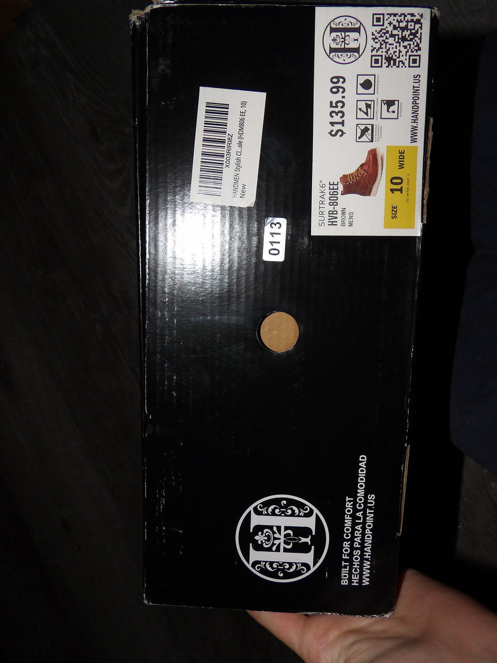 Hardhill Classic Suretrack 6-inch soft toe work boot size 10