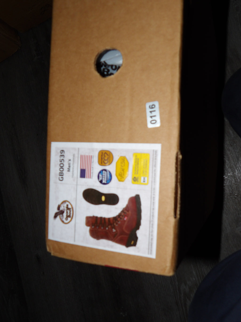 Georgia Boots Work crazy horse size 11