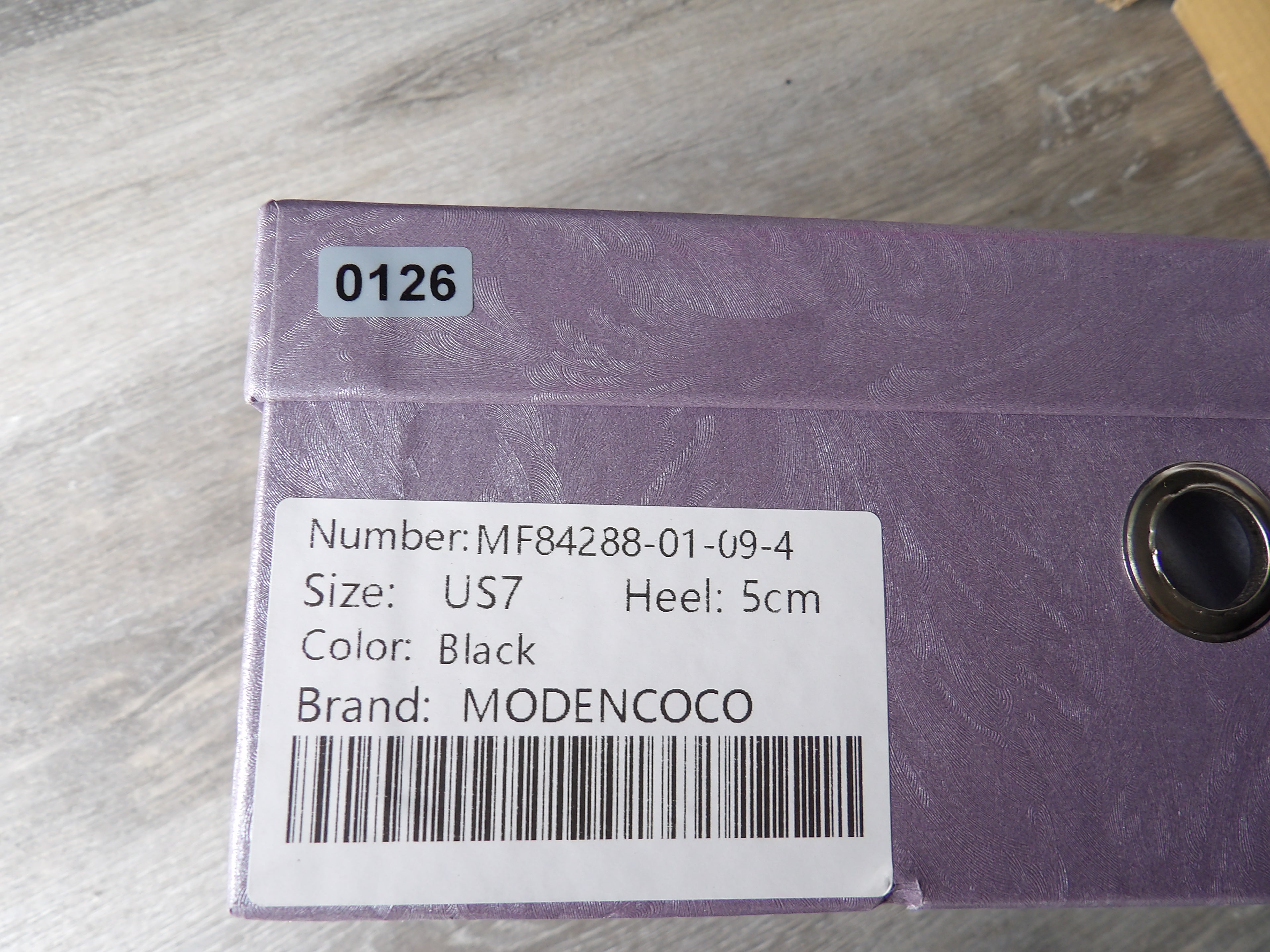 Moden Coco Black Patent Low Heel pumps size 7