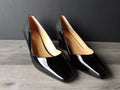Moden Coco Black Patent Low Heel pumps size 7