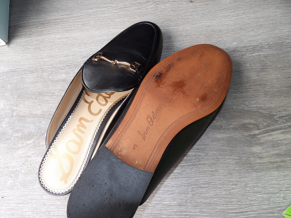 Sam edelmam Women's Linnie Bit slip on flat mules size 8