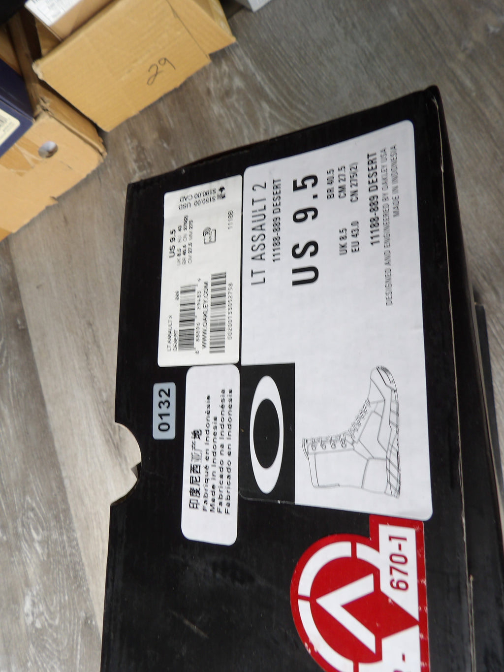 Oakley Coyote boot size 9.5
