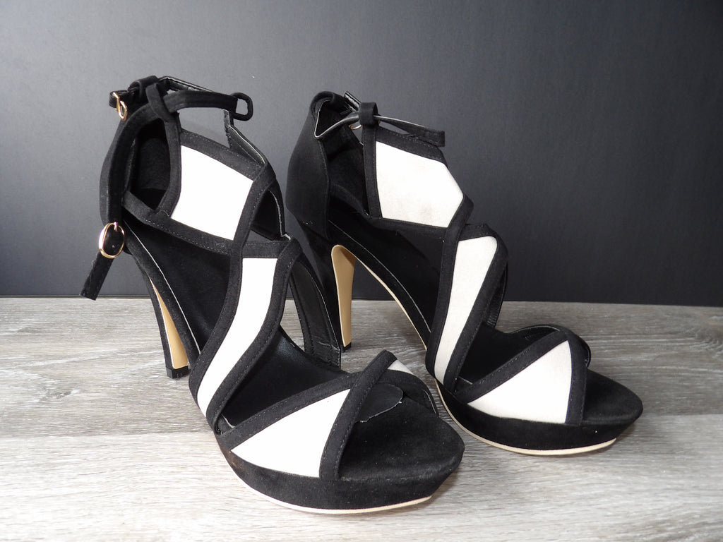 Womens Fashion Summer Peep Toe Hollow Out Ankle size 42