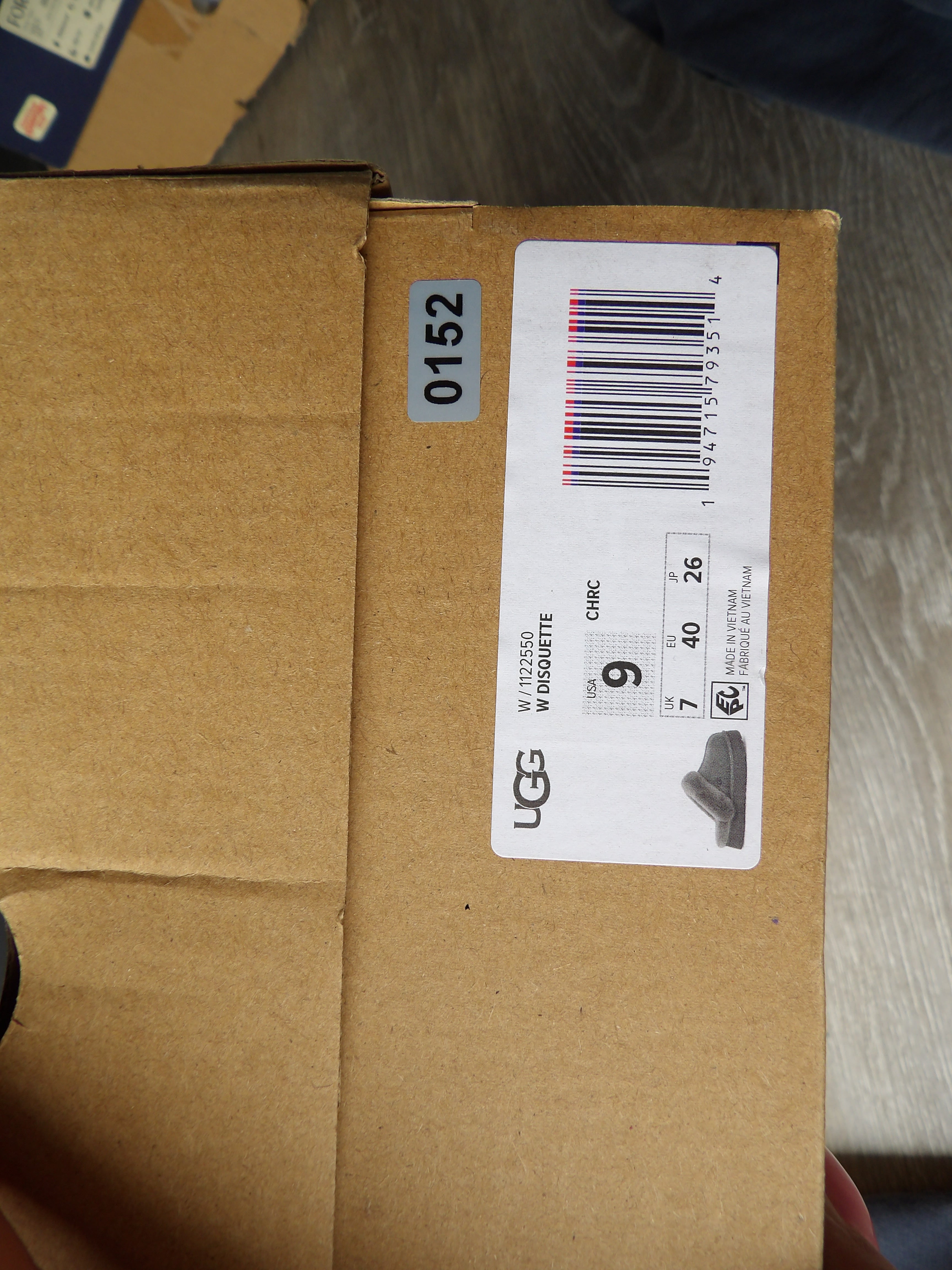 Ugg Disquette Womens Slippers size 9