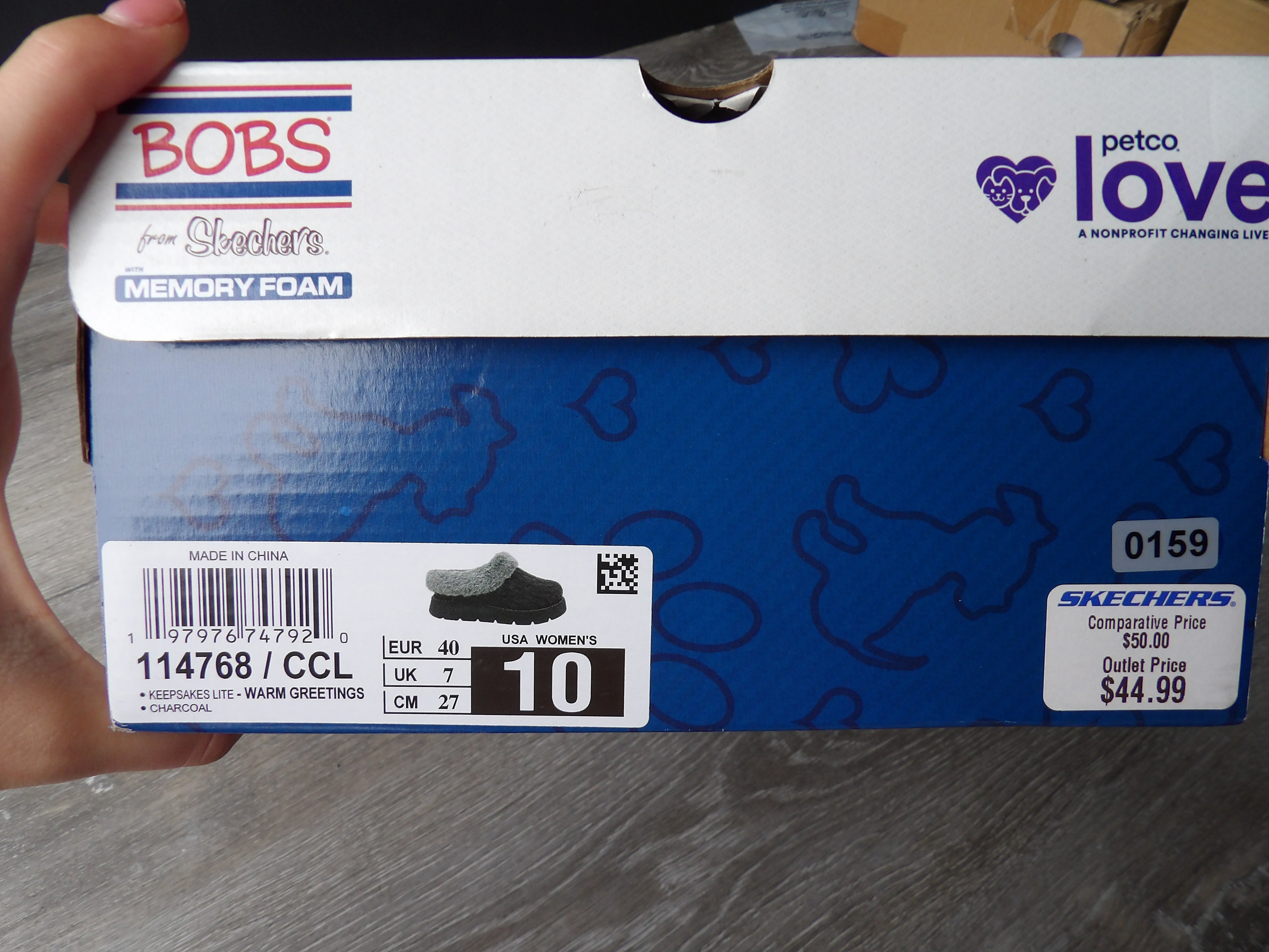 skechers Womens BOBS Keepsakes Ice Angel Slippers size 10