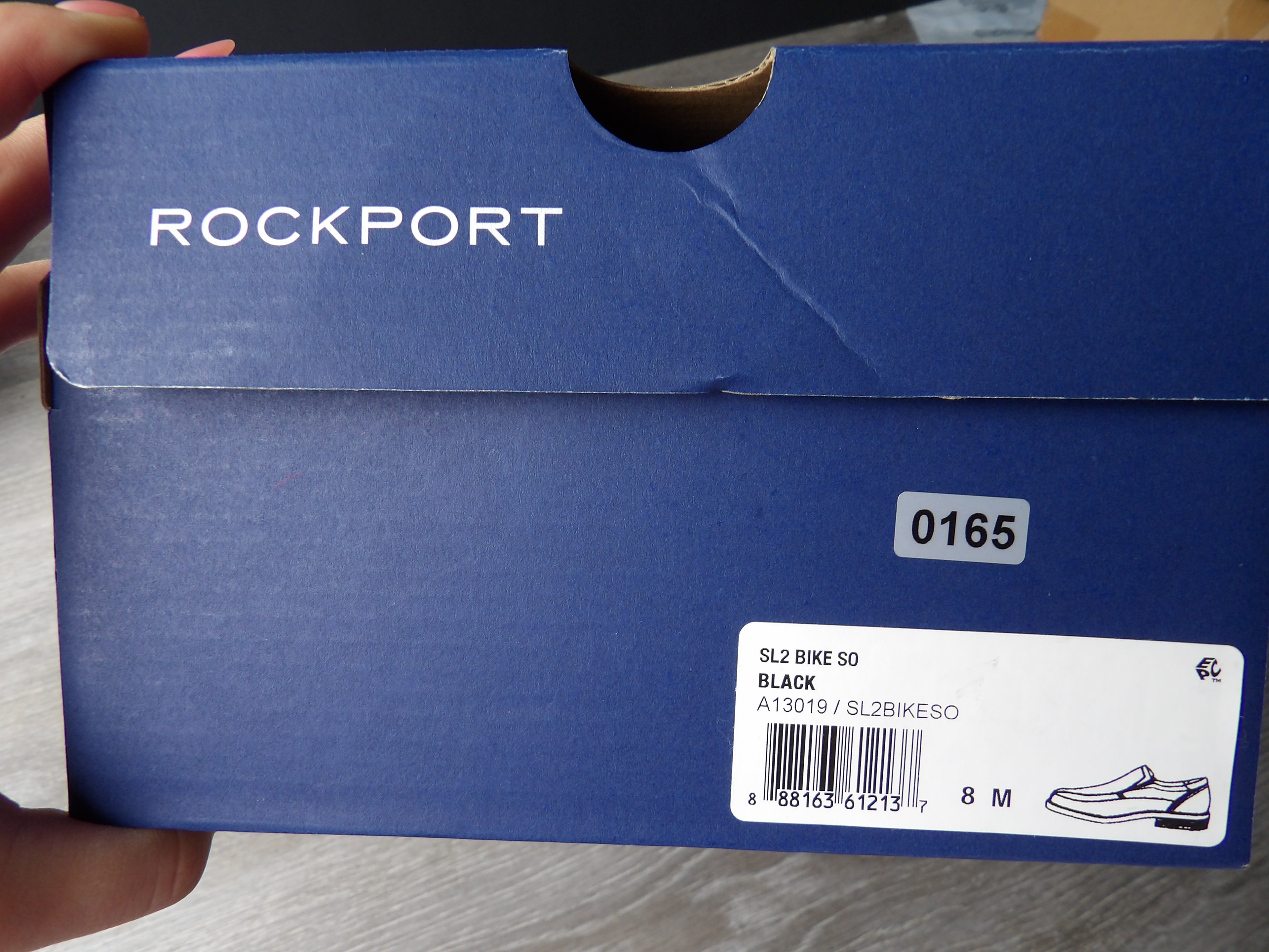 Rockport Mens Style Leader 2 Bike Toe Slip Ons size 8