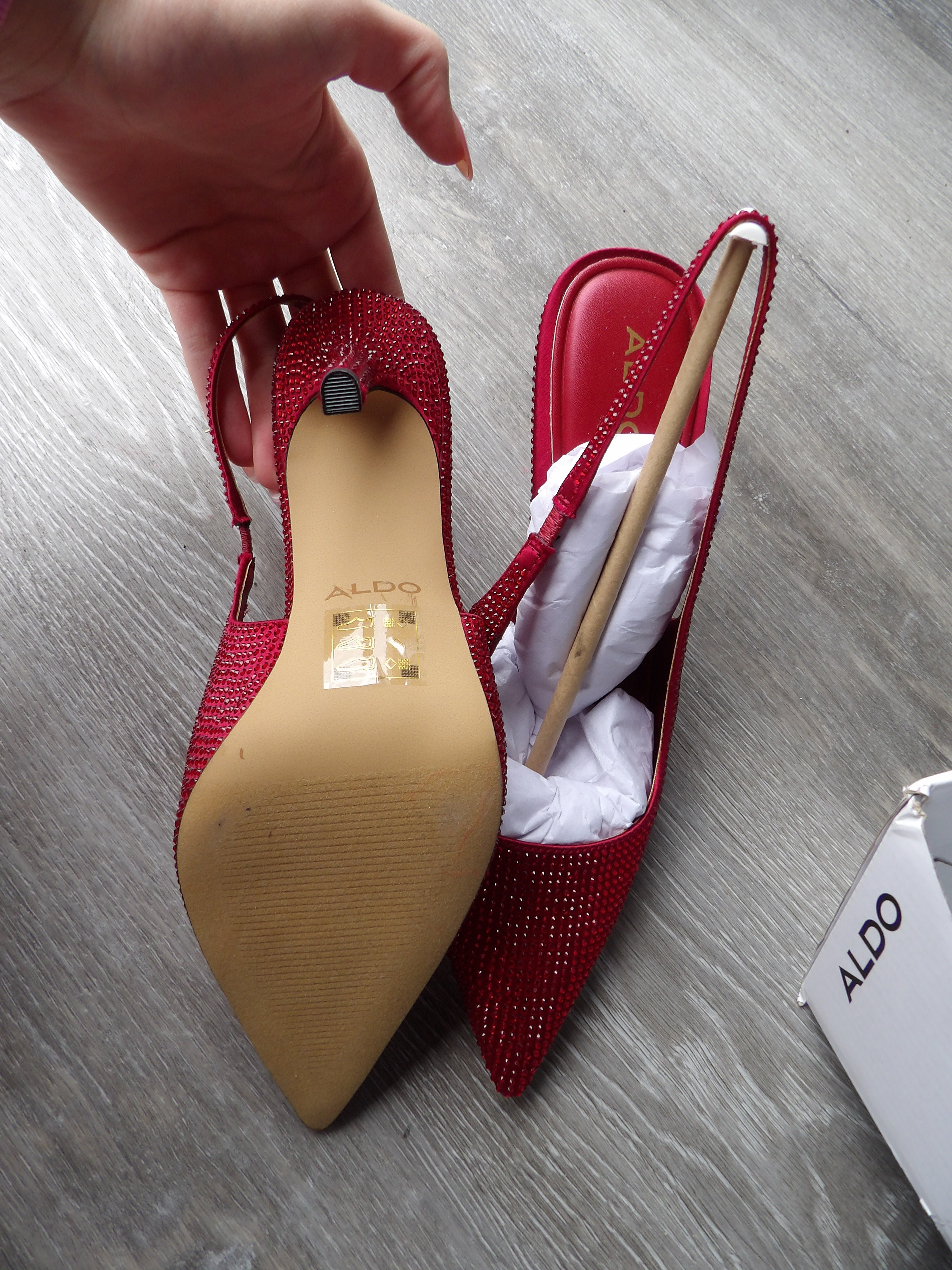 Aldo Lovebloom Slingback Pointed Toe Pump size 7