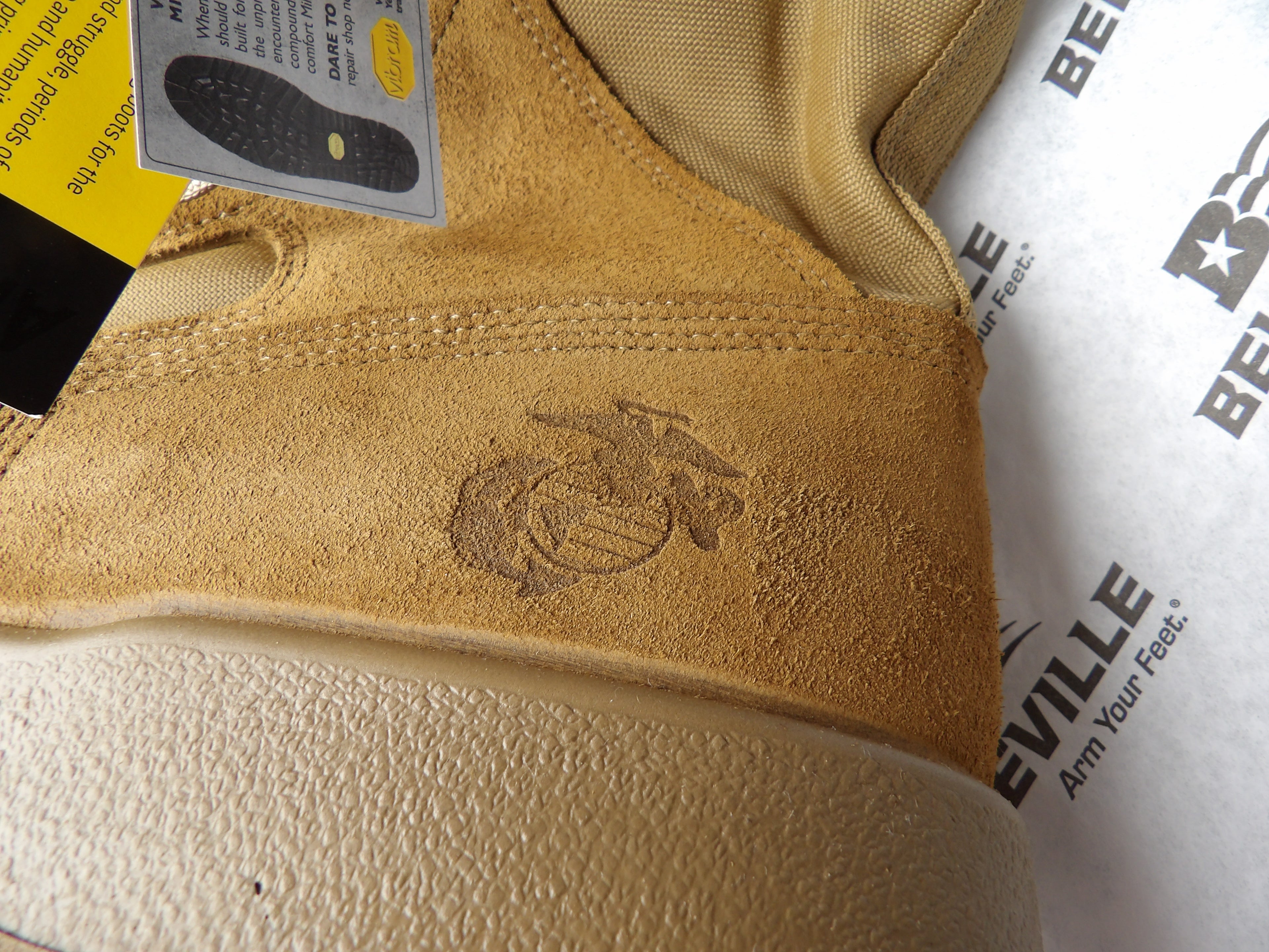 Belleville 550 ST 8 Inch Hot Weather Steel Toe Boots (EGA) size 10