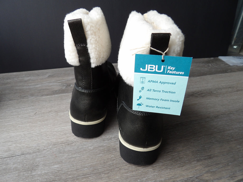 JBU By Jambu Women's Brynn Water Resistant Zip Front Cozy Booties size 8