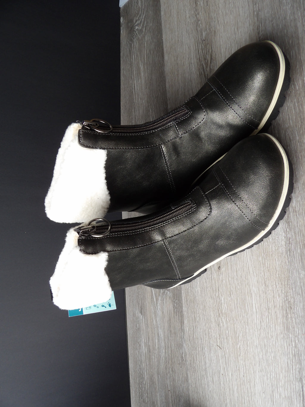 JBU By Jambu Women's Brynn Water Resistant Zip Front Cozy Booties size 8
