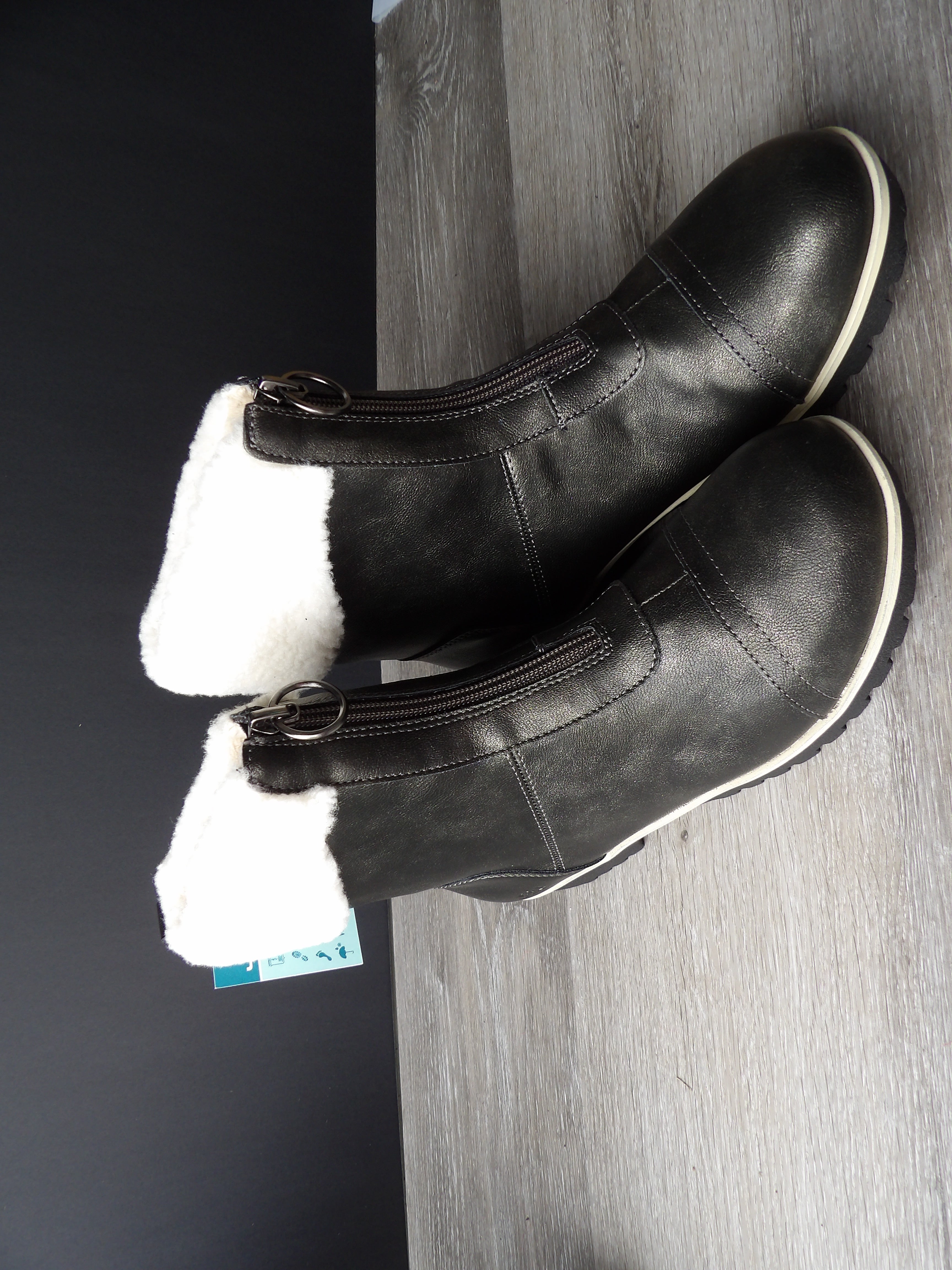 JBU By Jambu Women's Brynn Water Resistant Zip Front Cozy Booties size 8