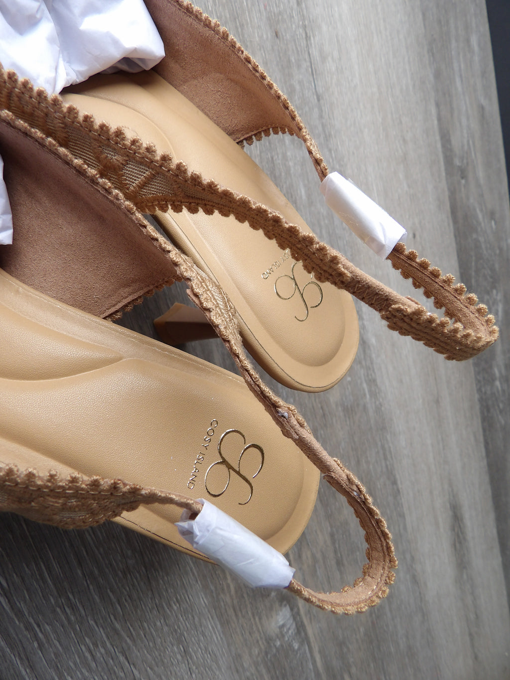 Cosy Island Embrodance Elegance Stiletto Heeled Slingback size 7