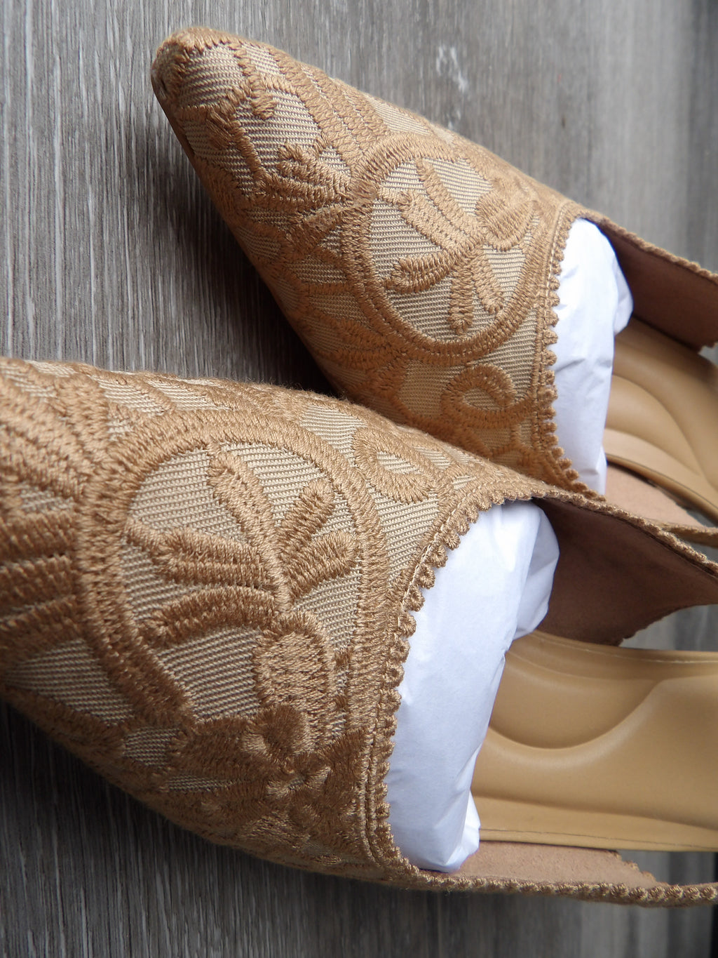 Cosy Island Embrodance Elegance Stiletto Heeled Slingback size 7