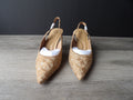 Cosy Island Embrodance Elegance Stiletto Heeled Slingback size 7