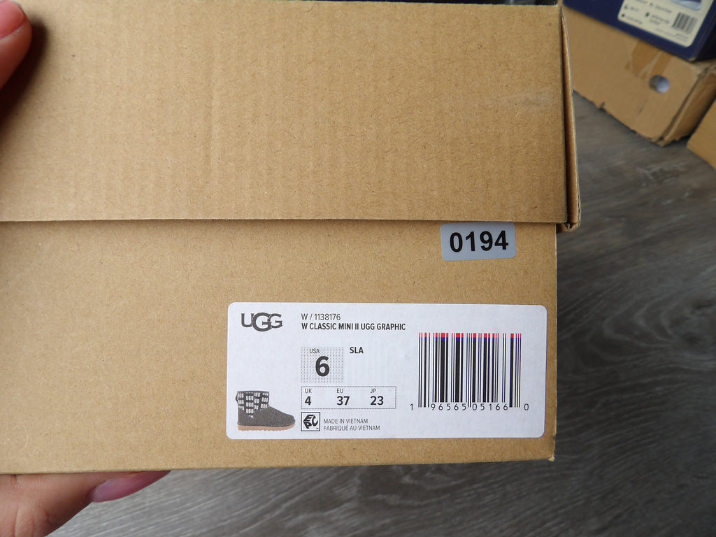 UGG Classic Mini Jagged Camo Boots size 6