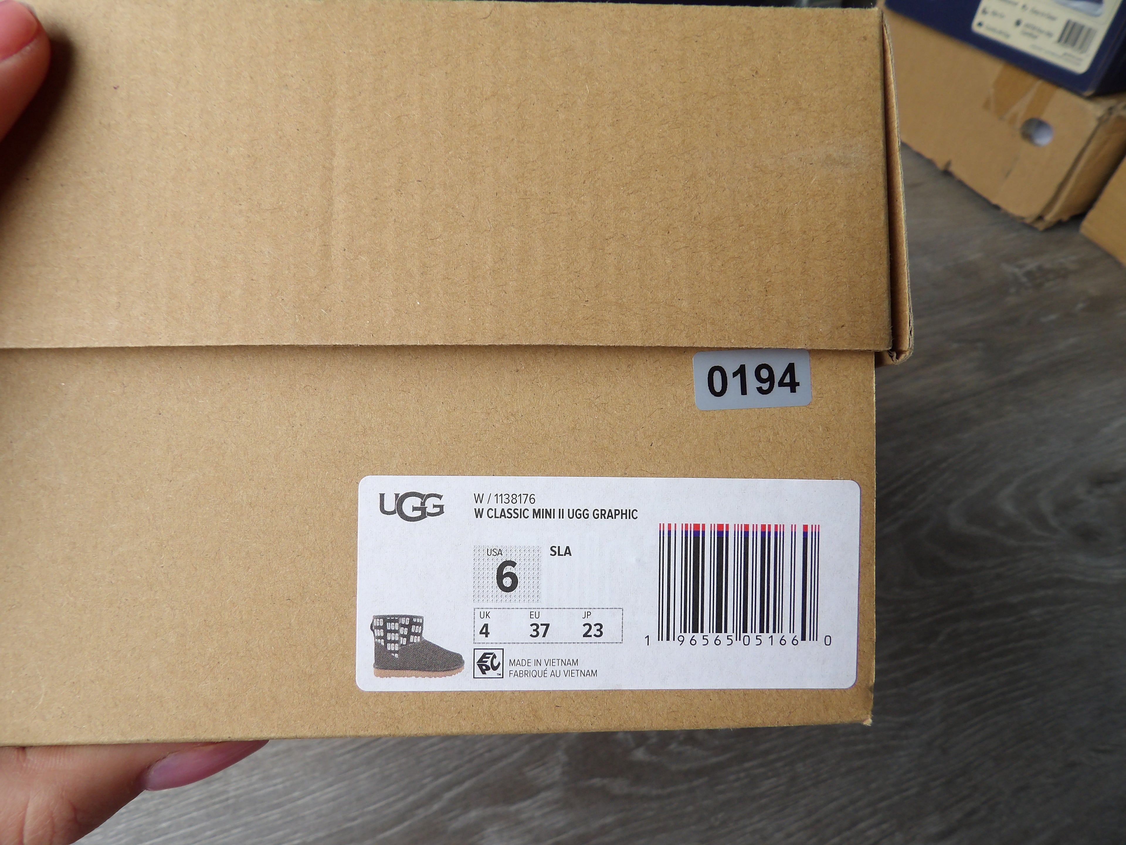 UGG Classic Mini Jagged Camo Boots size 6