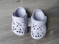 Crocs Floral Cut Out Kids Clogs size 5
