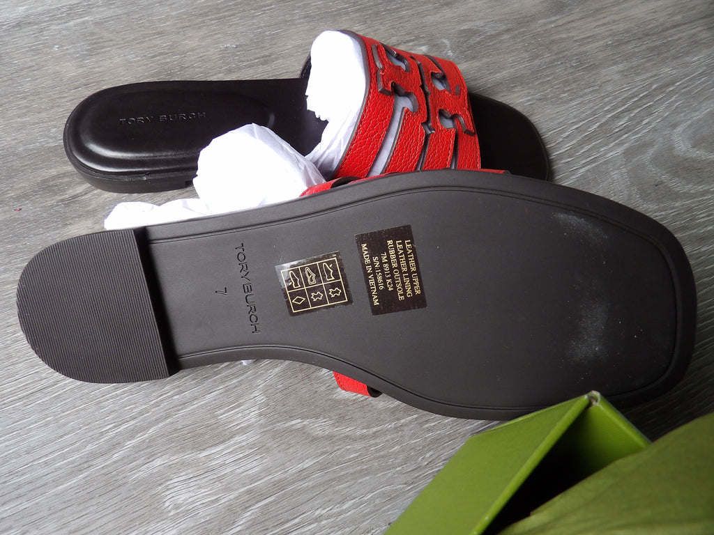 Tory Burch Ines Cage Slide Sandals size 7