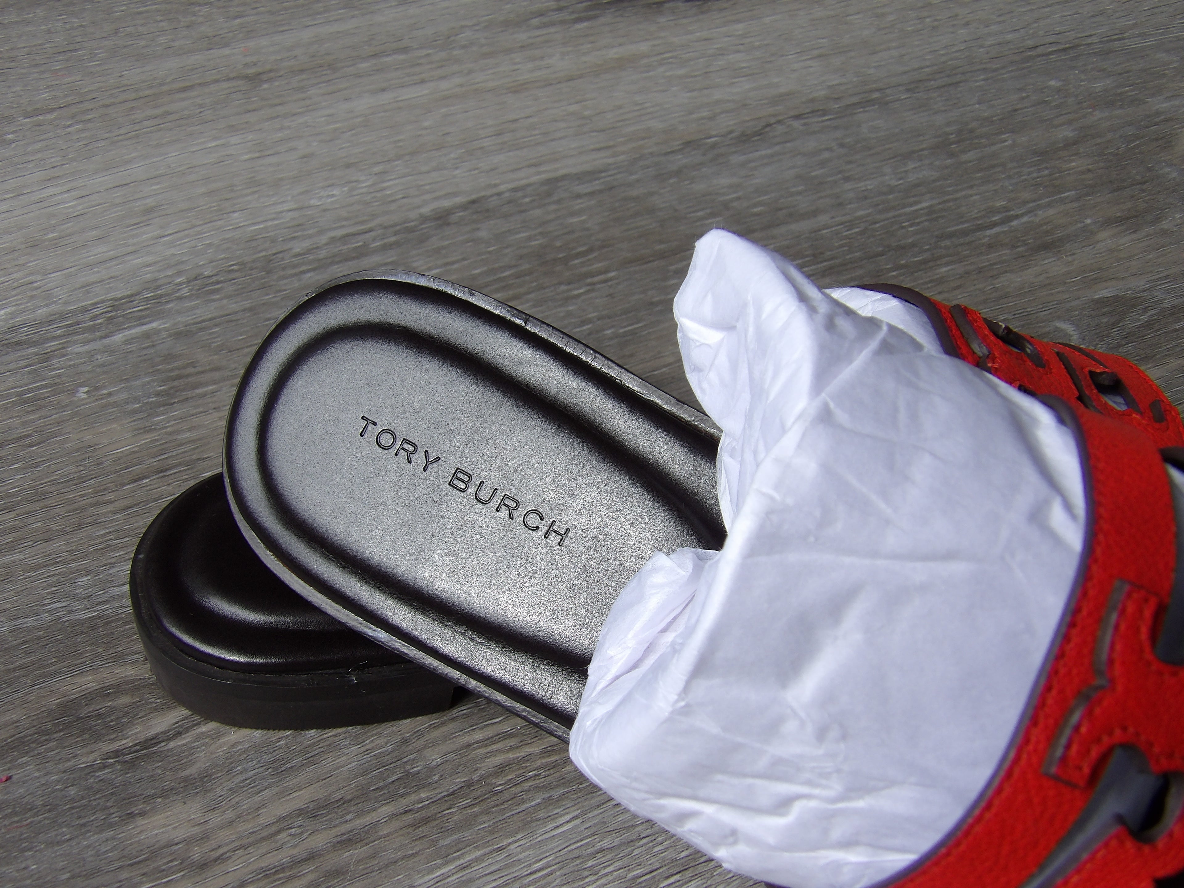 Tory Burch Ines Cage Slide Sandals size 7