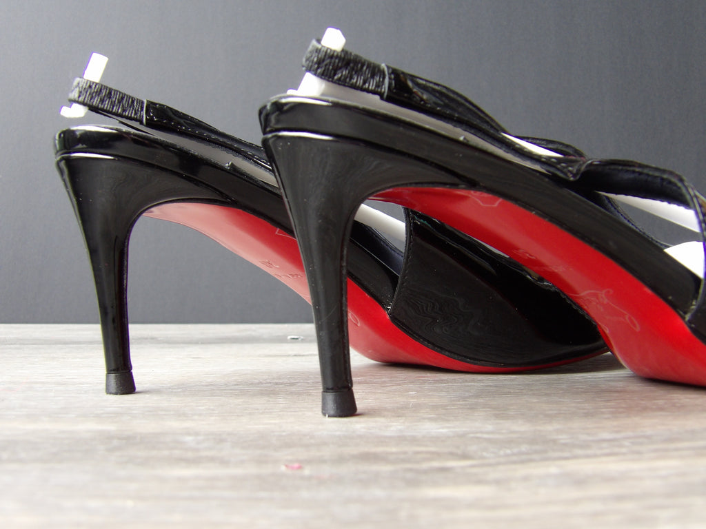 Christian Louboutin Miss Z patent leather pumps size 38