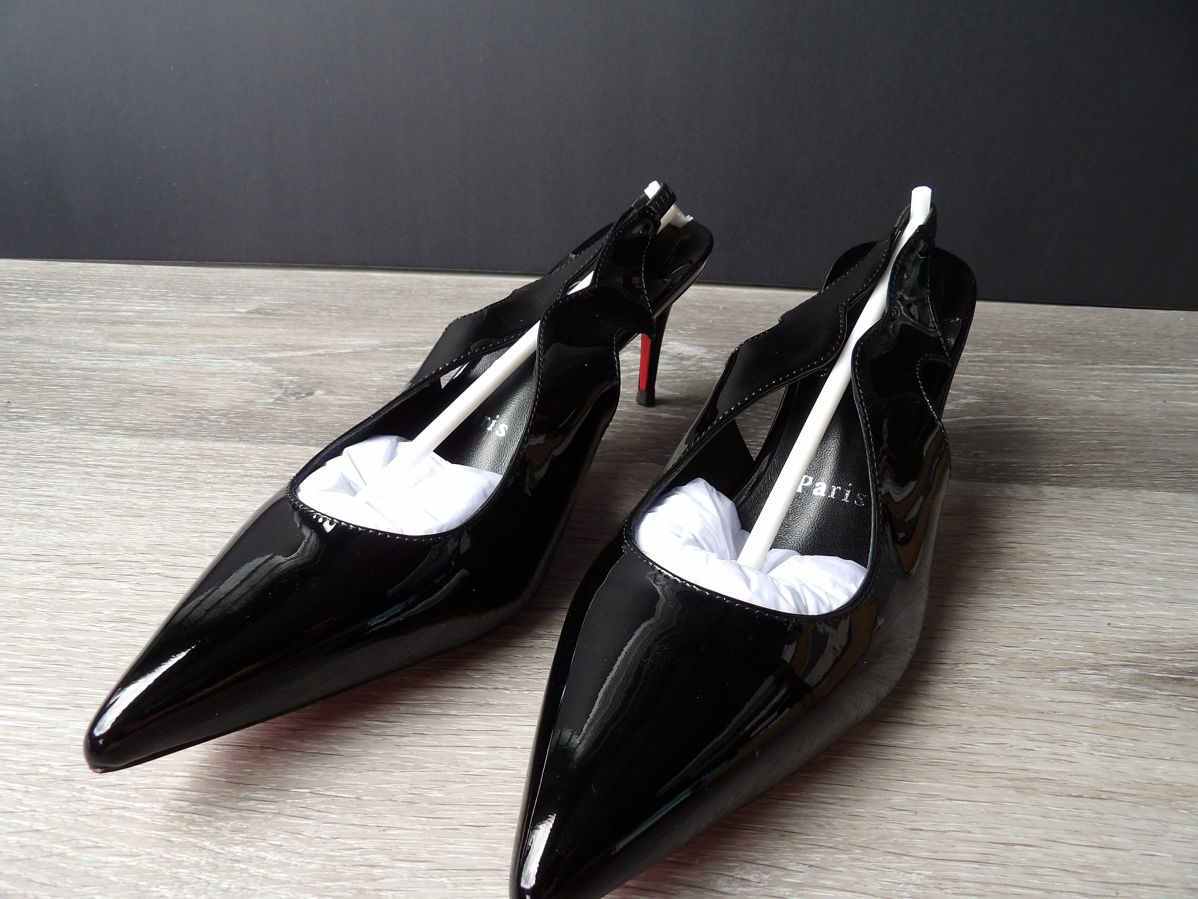 Christian Louboutin Miss Z patent leather pumps size 38