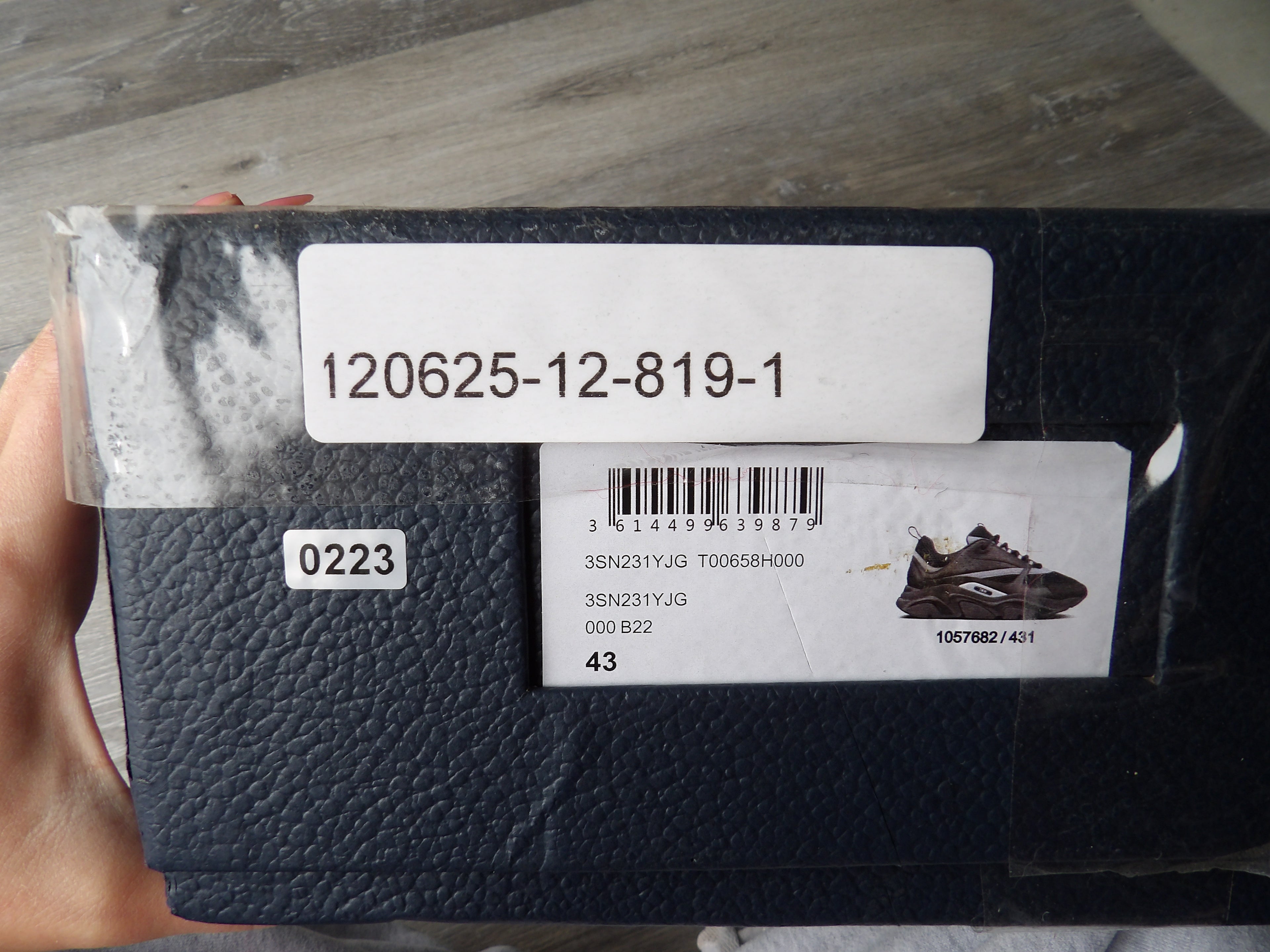 Dior B22 Black Reflective sneakers size 43