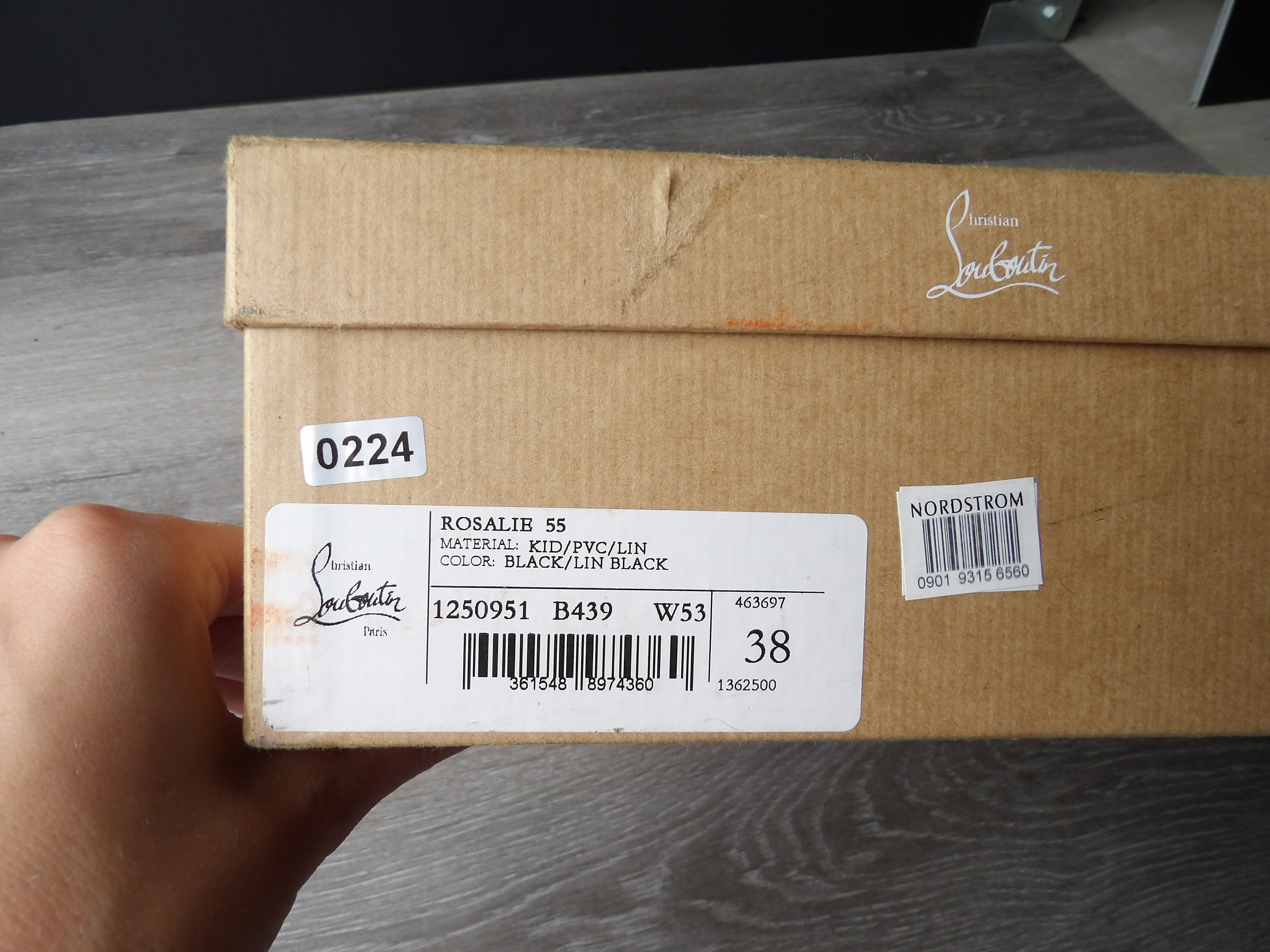 Christian Louboutin Rosalie 55 size 38
