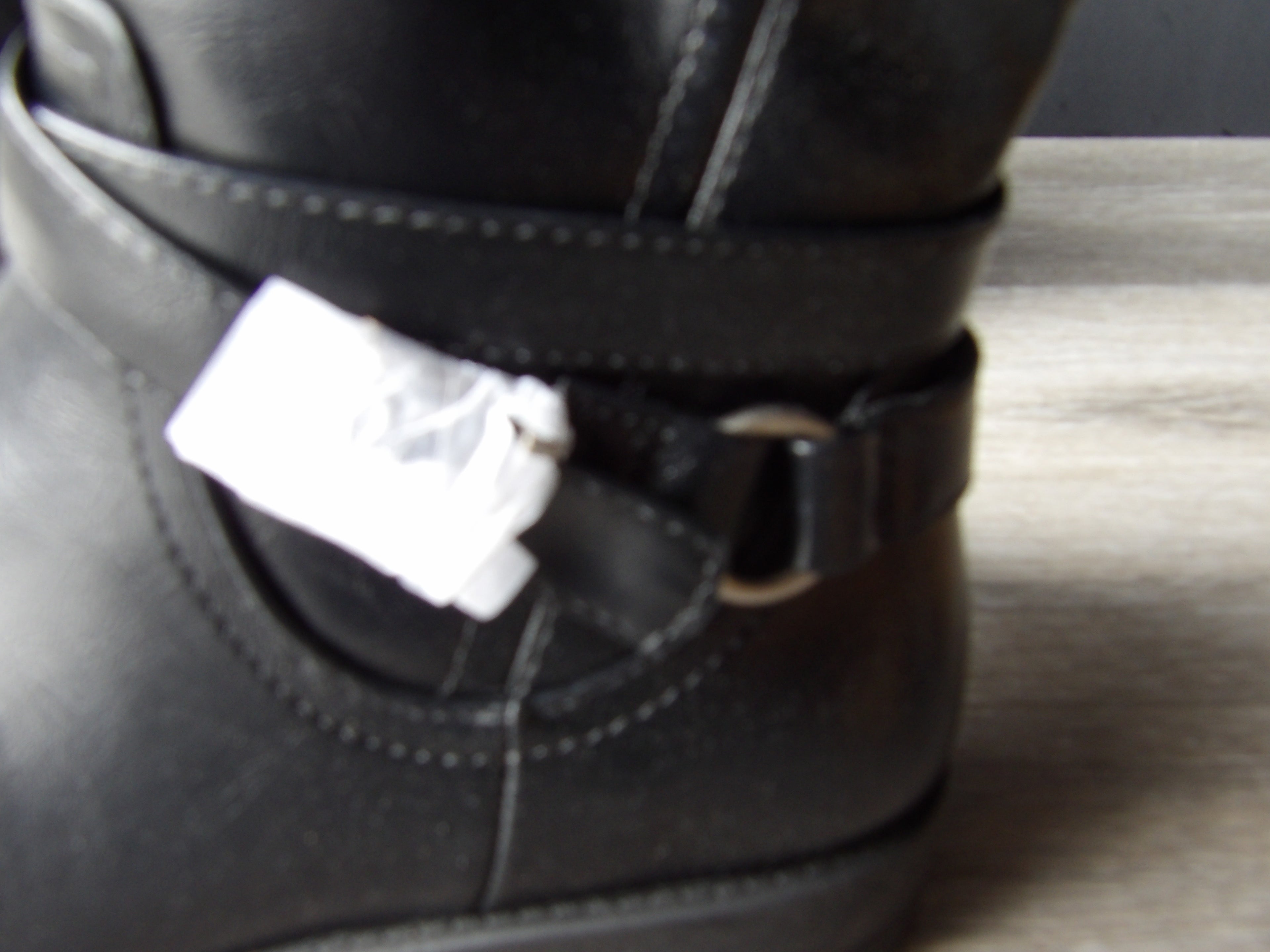 Burudani black riding boots size 7