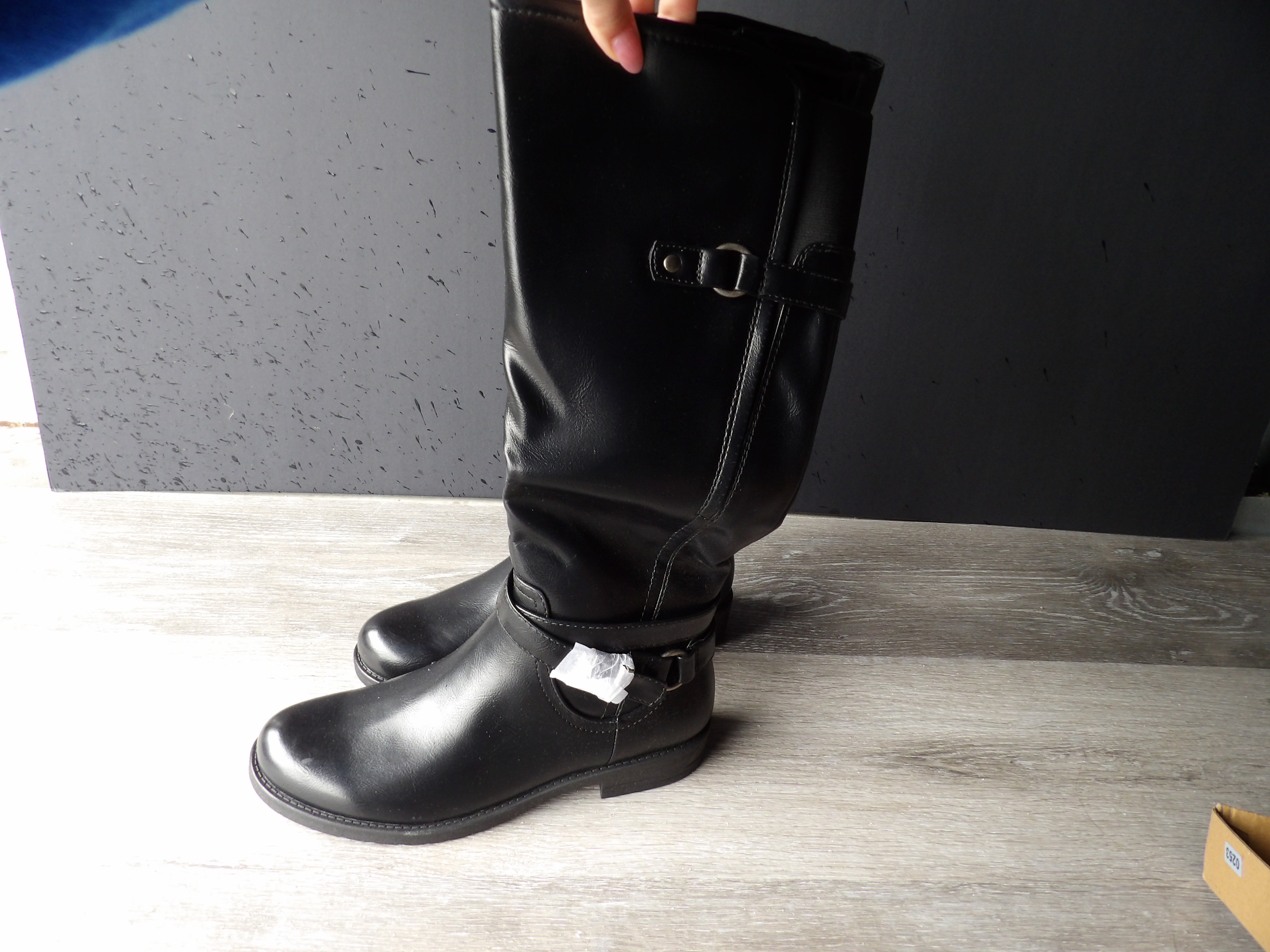Burudani black riding boots size 7