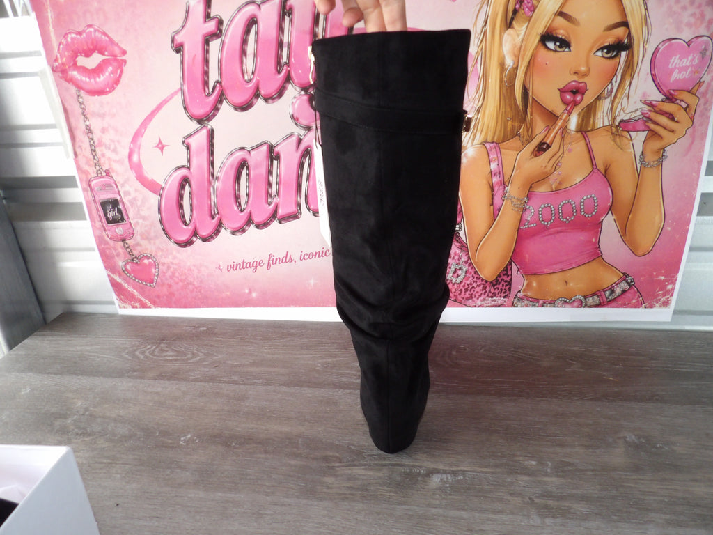 Edyisa - Lavista Slouchy Suede Knee-High Boots (Size Women's 39)